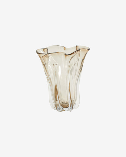 KOMNIO vase - lys brun