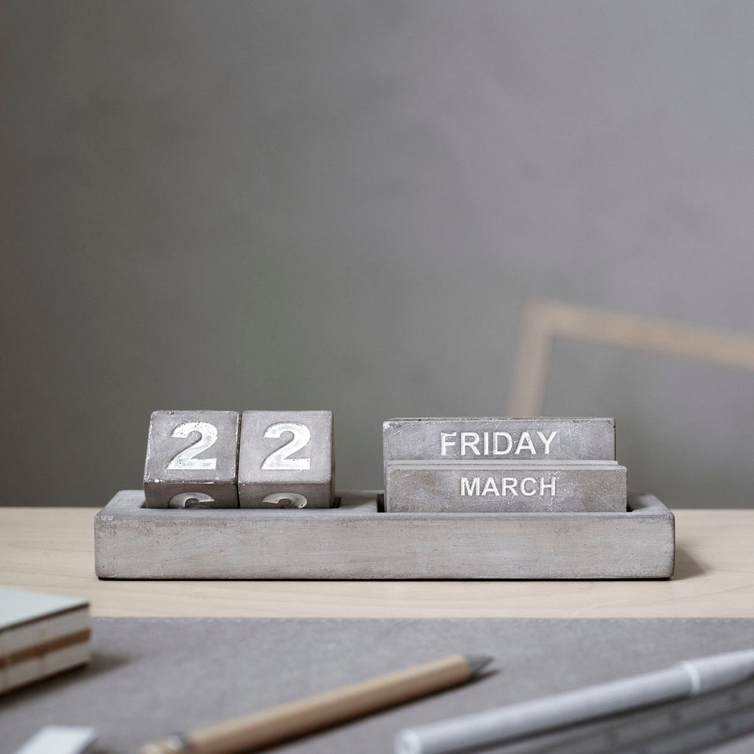 House Doctor Calendar, Eternity, Grey