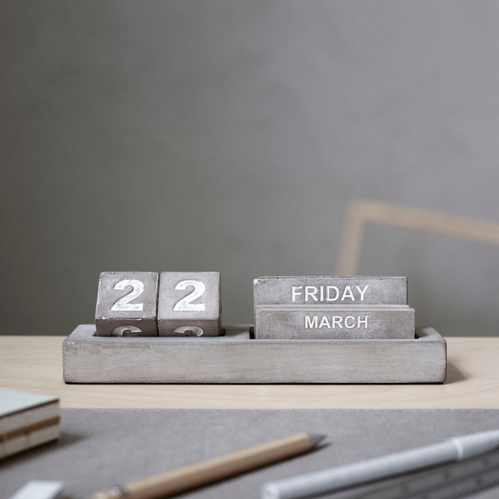 House Doctor Calendar, Eternity, Grey