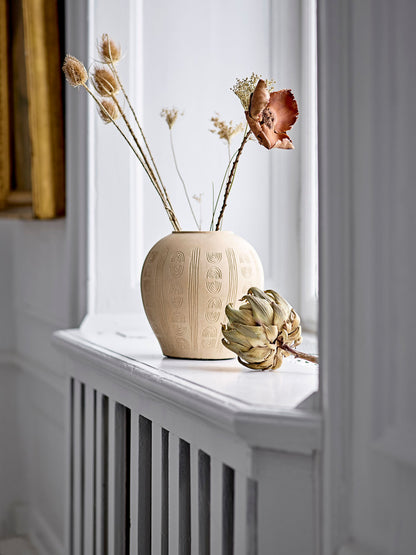 Bloomingville Taym Deko Vase, Natur, Terrakotta - Bloomingville - DesignGaragen.dk