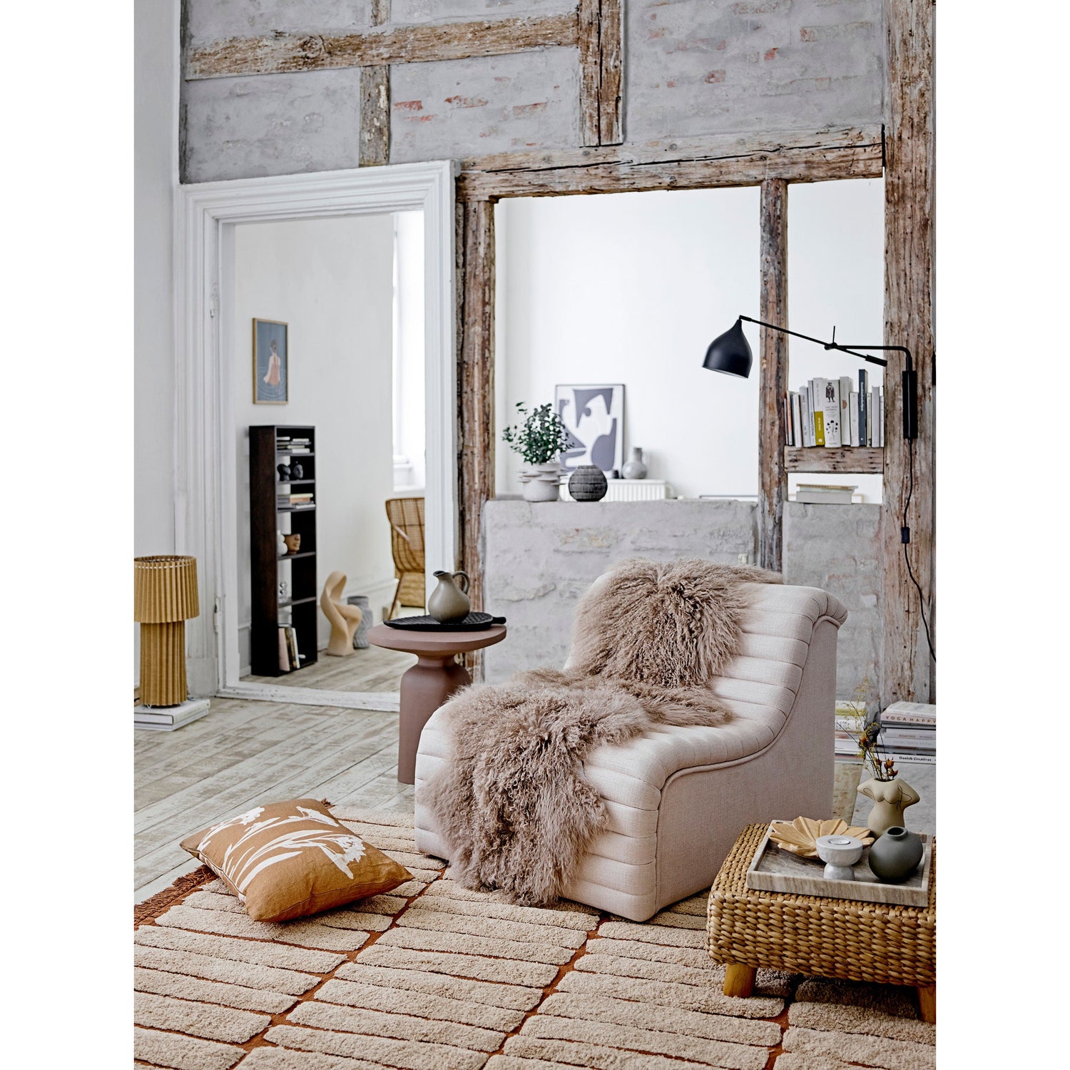 Bloomingville Evi Tray, Brun, Marmor - Bloomingville - DesignGaragen.dk