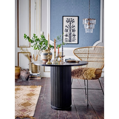 Bloomingville Pansy Cushion, Brun, Lambskin Tibetian - Bloomingville - DesignGaragen.dk