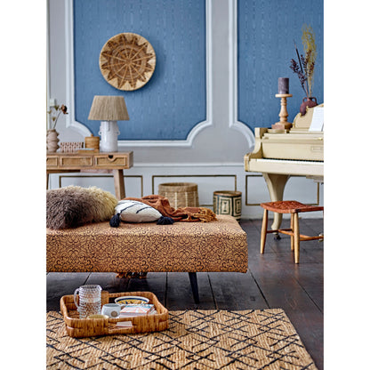 Bloomingville Pansy Cushion, Brun, Lambskin Tibetian - Bloomingville - DesignGaragen.dk