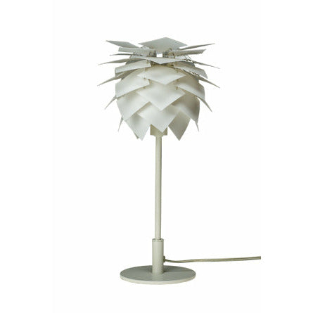 Dyberg Larsen Pineapple høj bordlampe hvid - Ø18xH37cm - DesignGaragen.dk.
