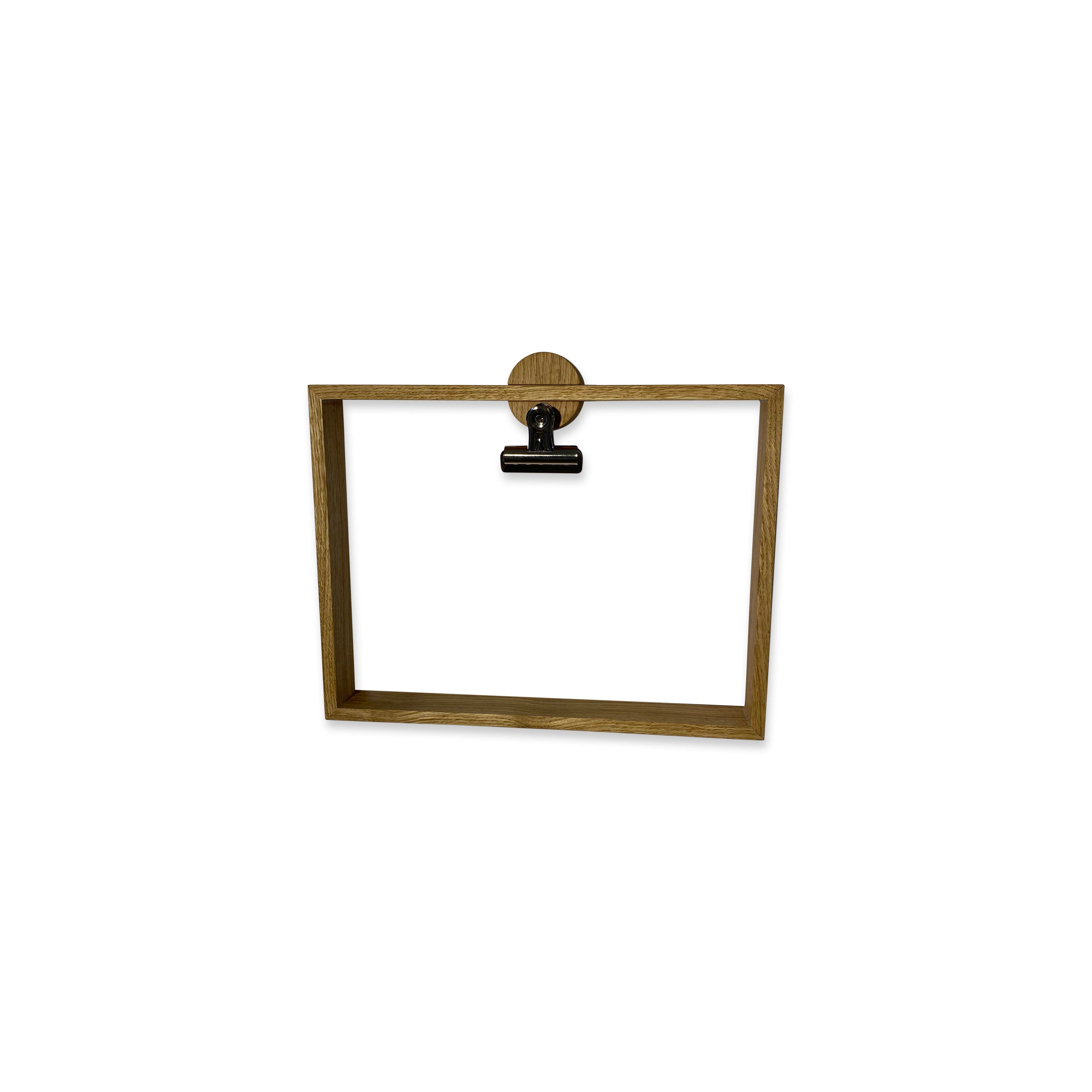 Langbo A5 Frame - Smoked Oiled Oak / Brass