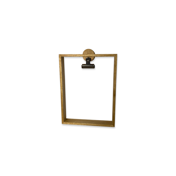 Langbo A5 Frame - Natural Oiled Oak / Brass