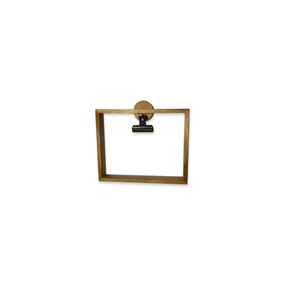 Langbo A6 Frame - White Oiled Oak / Brass