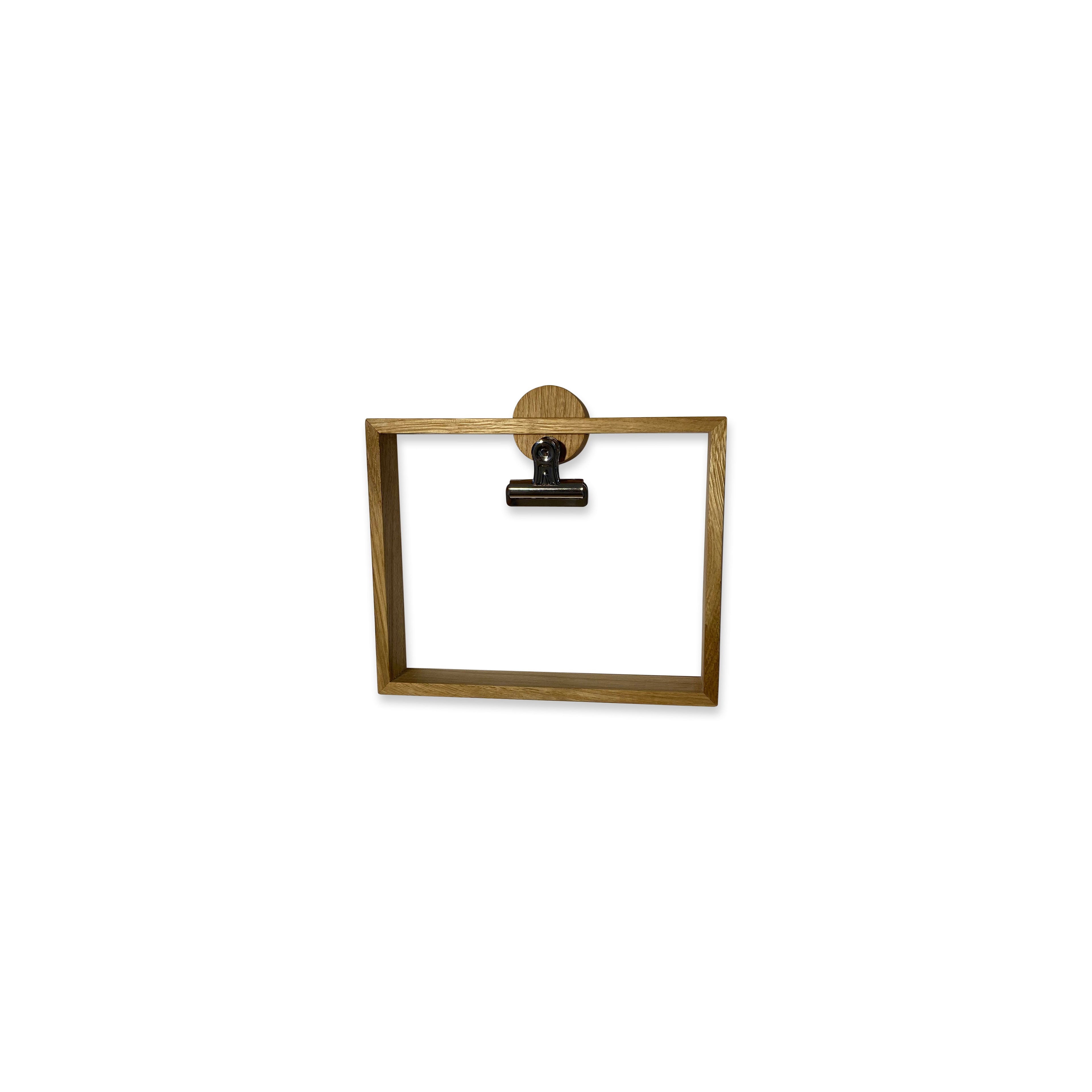 Langbo A6 Frame - White Oiled Oak / Brass