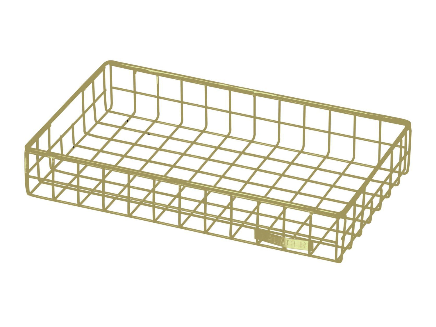 Kalager Design WIRE TRAY, Lille, Grøn beige