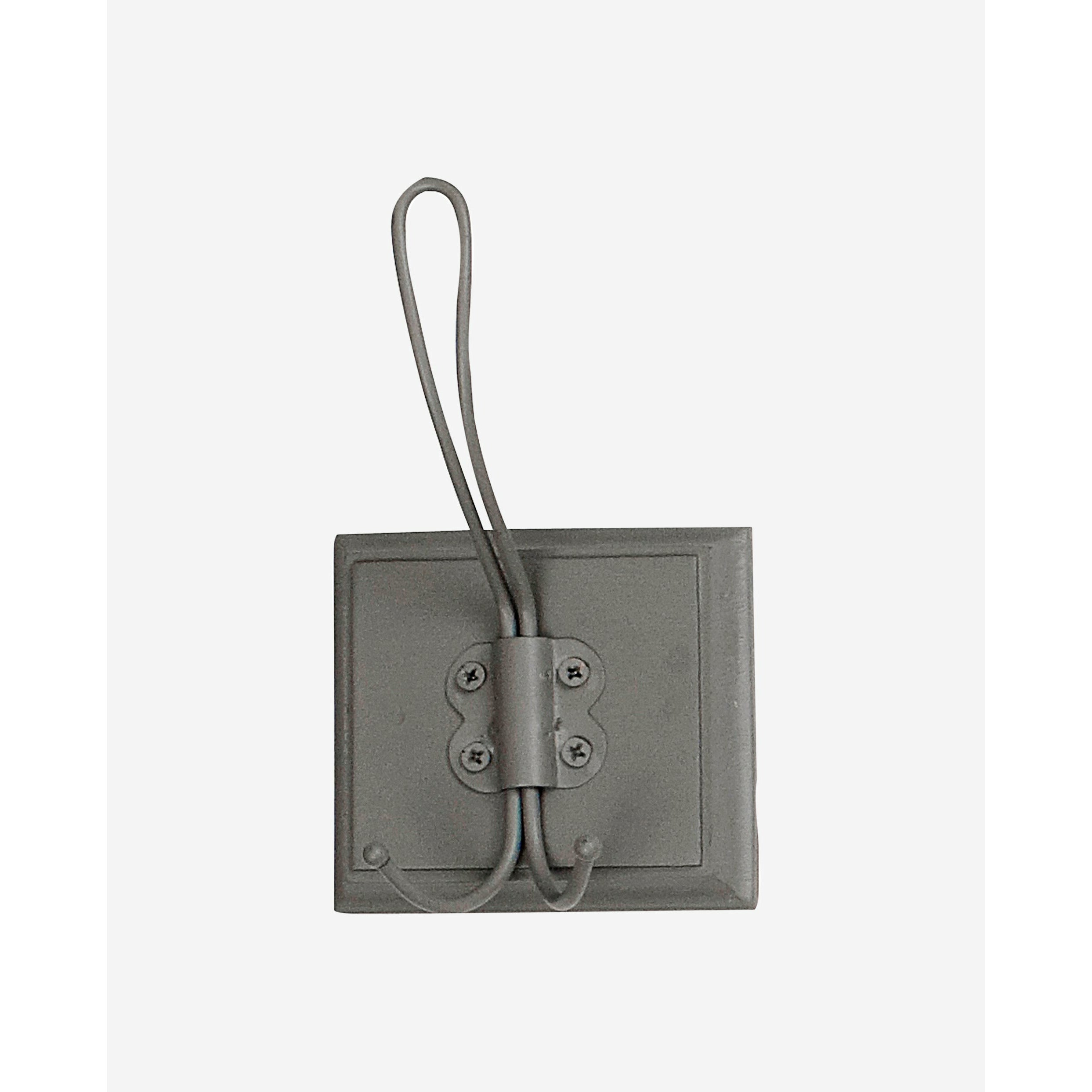 Nordal - Knage i træ og metal - 9x10 cm - grå - Nordal - DesignGaragen.dk