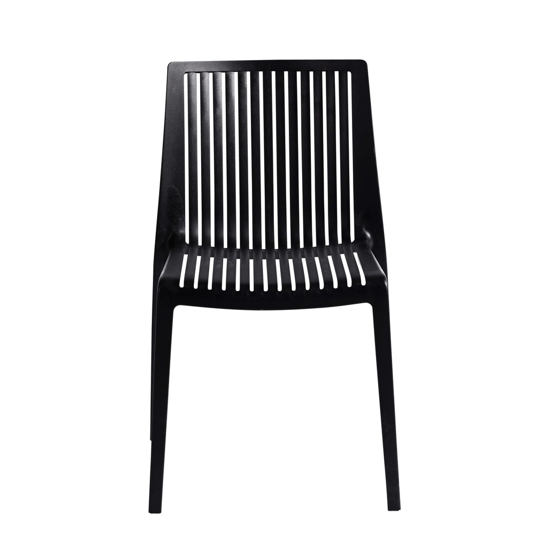 Muubs Spisebordsstol Cool - Black - Polypropylene - W: 54 H: 82 D: 55 cm - DesignGaragen.dk.