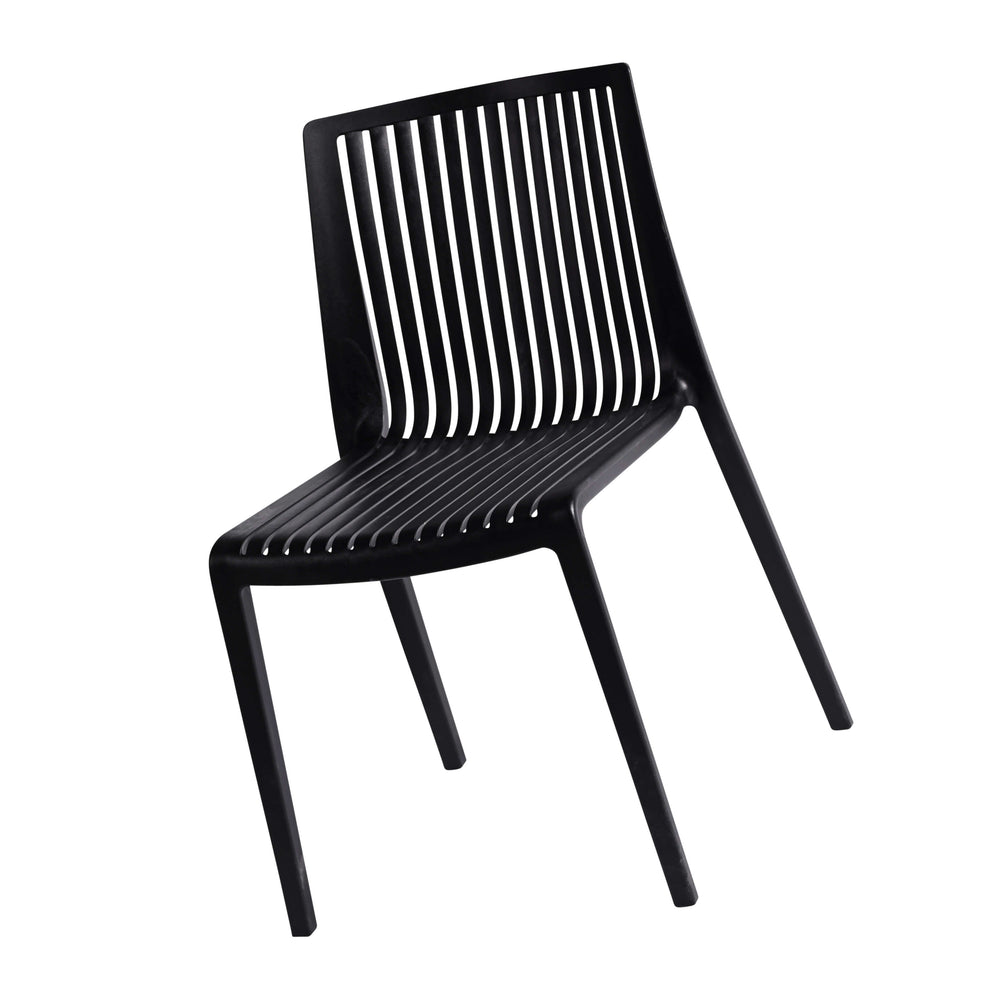 Muubs Spisebordsstol Cool - Black - Polypropylene - W: 54 H: 82 D: 55 cm - DesignGaragen.dk.