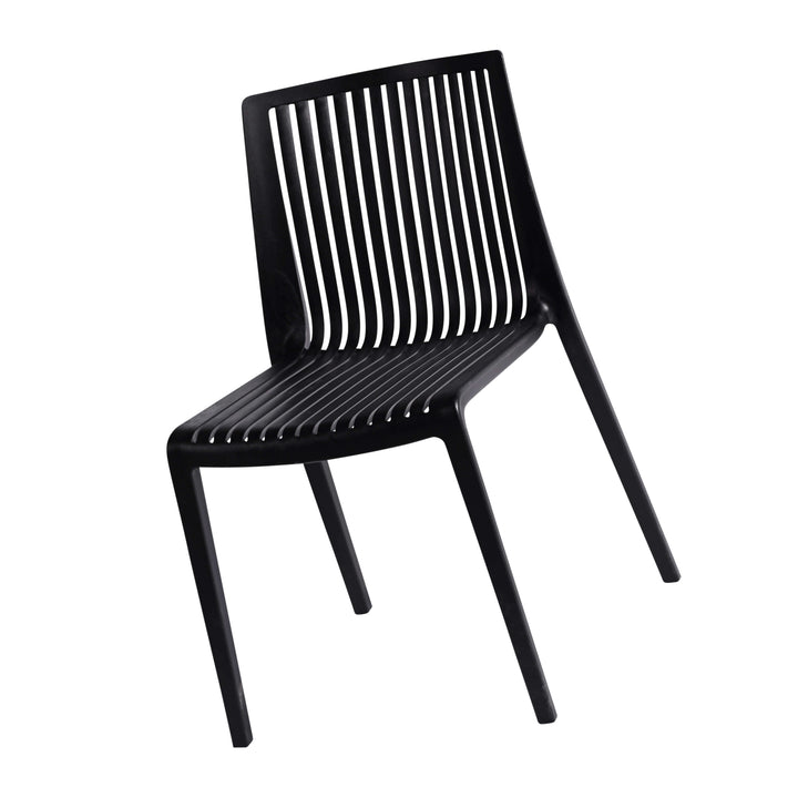 Muubs Spisebordsstol Cool - Black - Polypropylene - W: 54 H: 82 D: 55 cm - DesignGaragen.dk.
