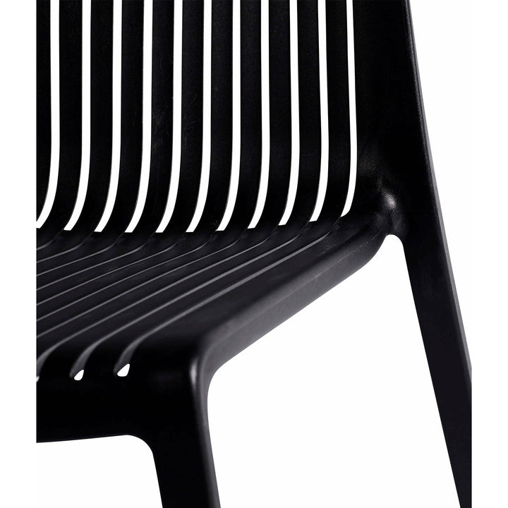 Muubs Spisebordsstol Cool - Black - Polypropylene - W: 54 H: 82 D: 55 cm - DesignGaragen.dk.