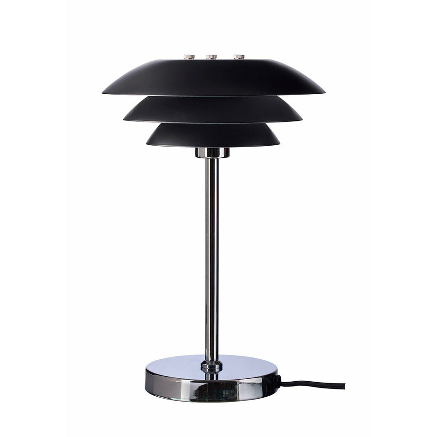 Dyberg Larsen DL20 bordlampe krom base - Ø20xH30cm - DesignGaragen.dk.