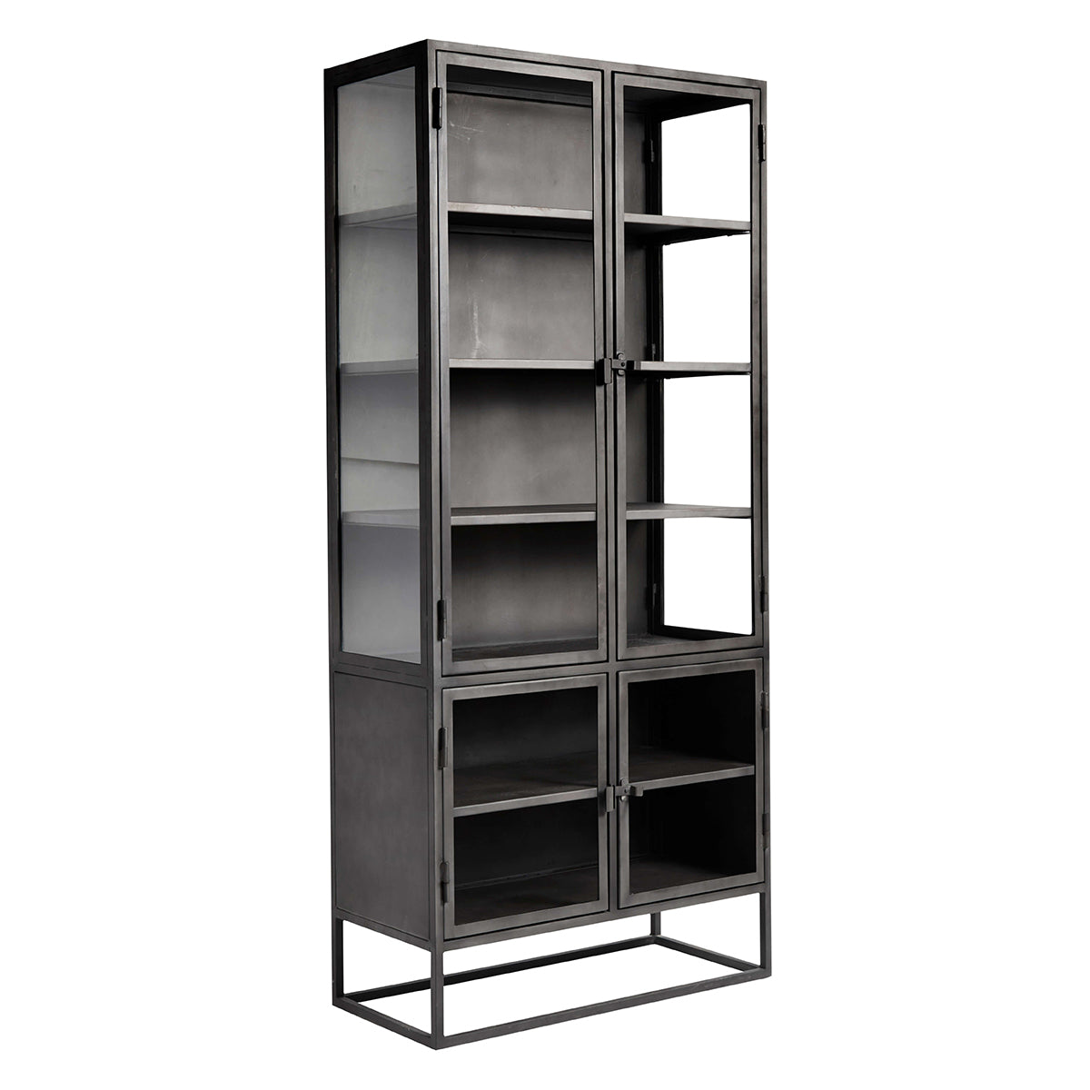 MUUBS - Højskab Boston - Sort (LGB) - Jern - B: 90 H: 200 D: 40 cm - Muubs - DesignGaragen.dk