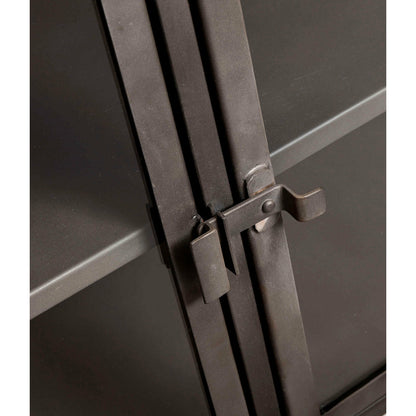 MUUBS - Højskab Boston - Sort (LGB) - Jern - B: 90 H: 200 D: 40 cm - Muubs - DesignGaragen.dk