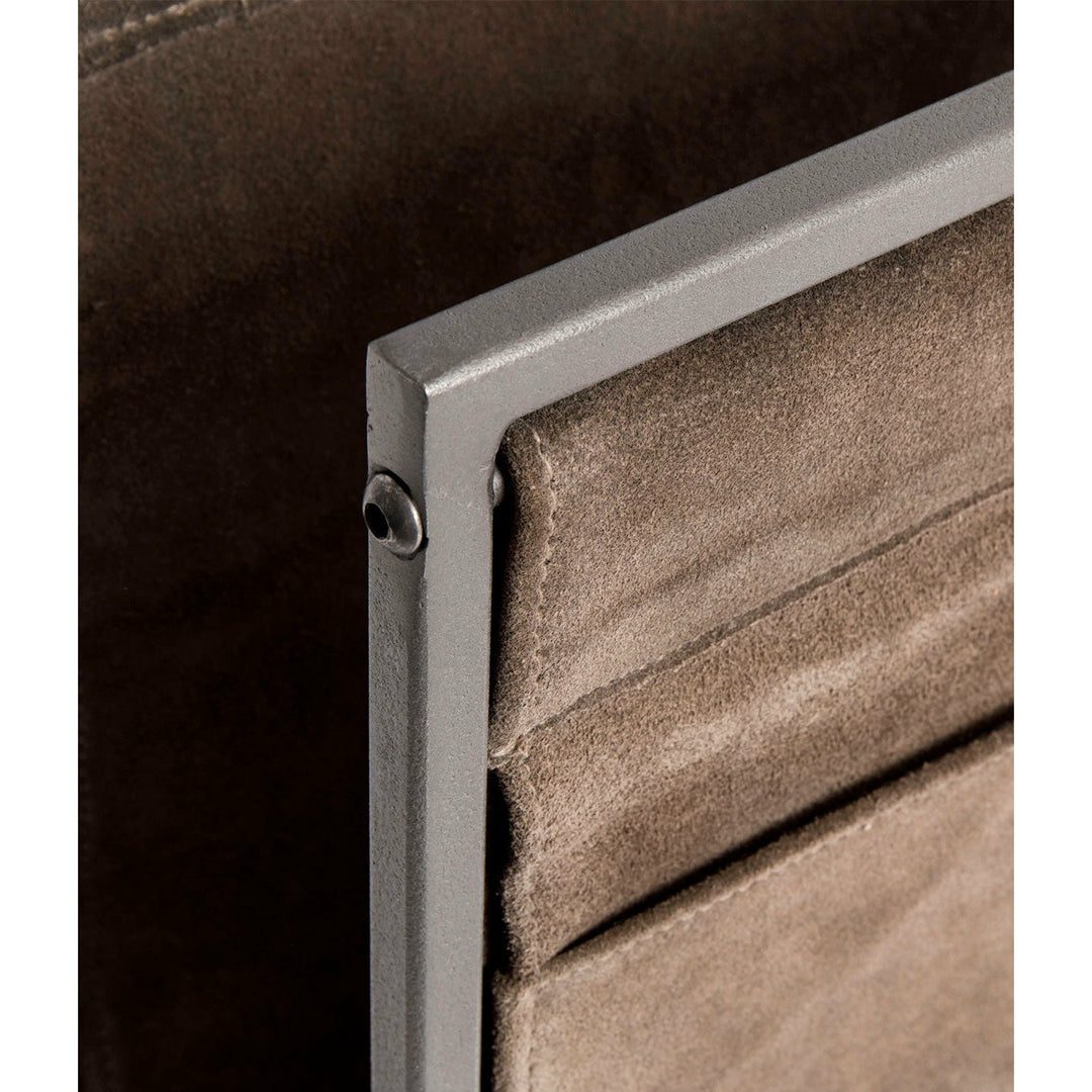 Muubs Magasinholder Bronx - Sort (LGB) - Jern - W: 40 H: 40 D: 25 cm - DesignGaragen.dk.