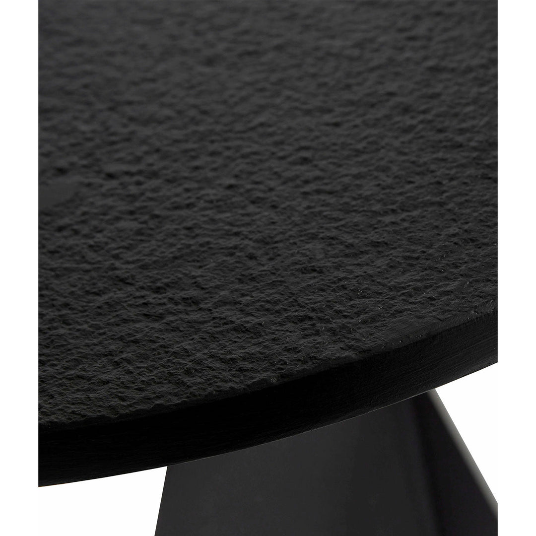Muubs Sidebord Sway - Sort - Jern/Kadappa sten - H: 50 Ø: 45 cm - DesignGaragen.dk.