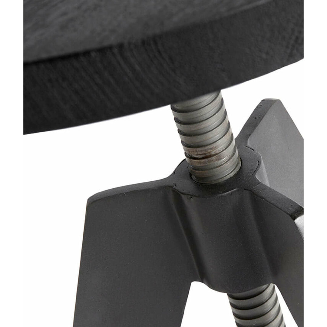 Muubs Taburet Quill - Sort - Jern/Mango træ - W: 40 H: 45 cm - DesignGaragen.dk.