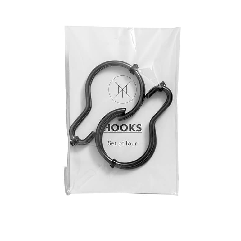 Muubs Krog Copenhagen S - Antik nikkel - Jern Ø 4 mm - W: 5 H: 8 Ø: 4 cm - DesignGaragen.dk.