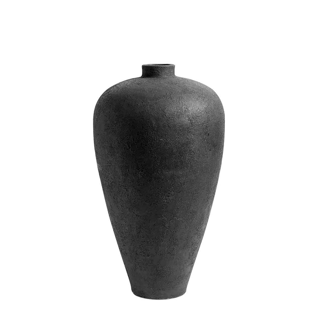 Muubs Krukke Luna Black 100 - Sort - Terracotta - H: 100 Ø: 56 cm - DesignGaragen.dk.
