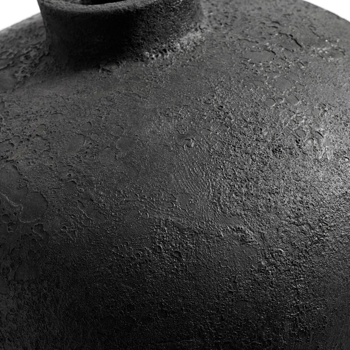 Muubs Krukke Luna Black 100 - Sort - Terracotta - H: 100 Ø: 56 cm - DesignGaragen.dk.