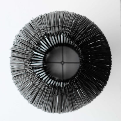Muubs Lampe Fishtrap S - Sort - Bambus/metal - H: 29,5 Ø: 23 cm - DesignGaragen.dk.