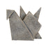 Muubs Skulptur Stain - Gråbrun - Terracotta - W: 20 H: 19 D: 6 cm - DesignGaragen.dk.