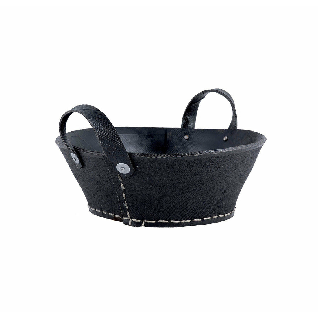Muubs Kurv Dacarr by Muubs S - Sort - Recycled bildæk - H: 18 Ø: 38 cm - DesignGaragen.dk.