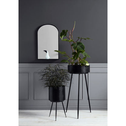 INDIAN plantestativ i metal - H60 cm - sort