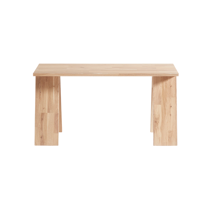 Muubs Bænk Angle, Eg Natur/hvidolieret - B: 90 H: 46 D: 35 cm - DesignGaragen.dk.
