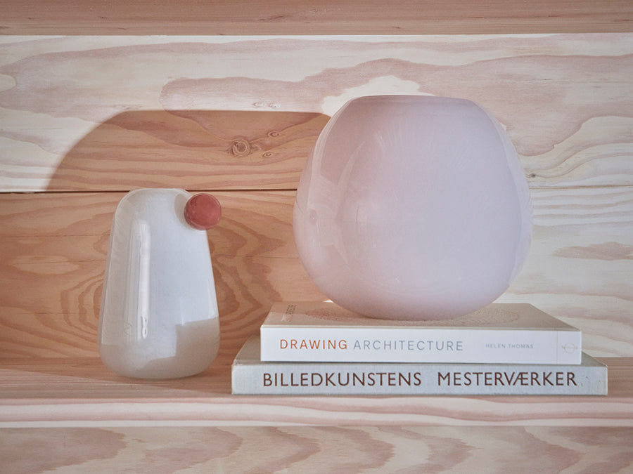 OYOY LIVING Lasi Vase - Medium - Rosa