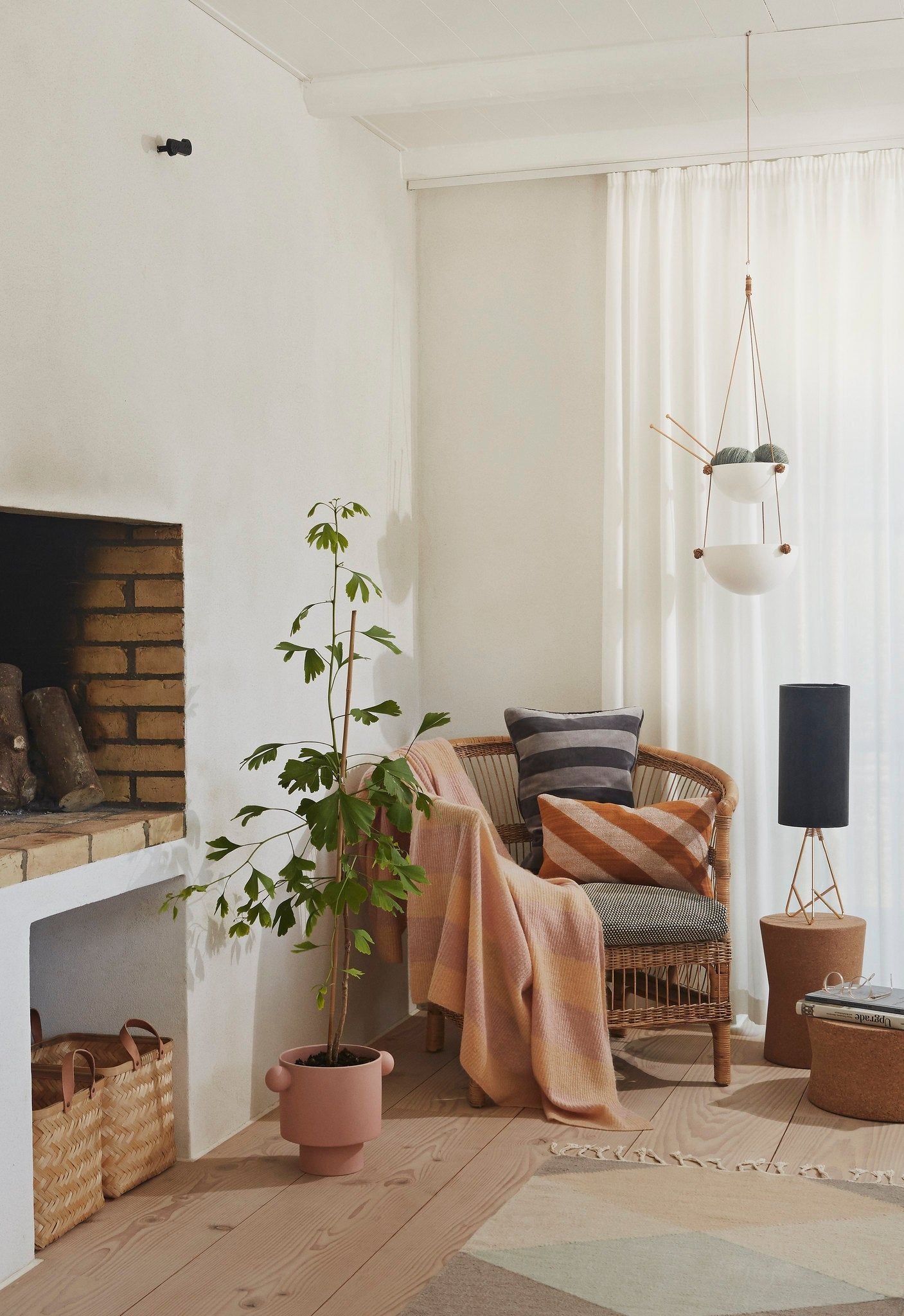 OYOY LIVING Pif Paf Puf Hængeskåle - 2 Skåle - Hvid