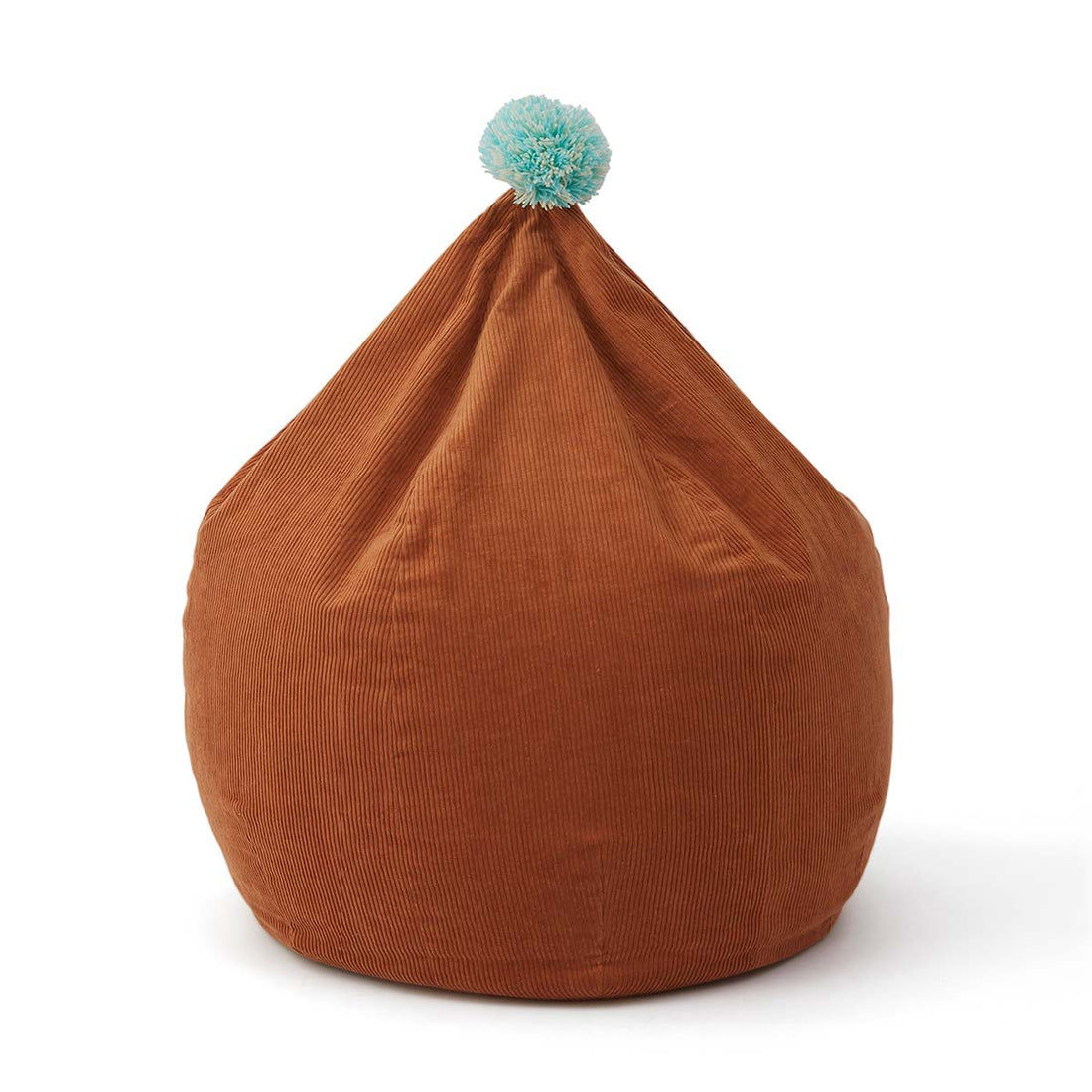 OYOY MINI Fløjl Sækkestol - Karamel