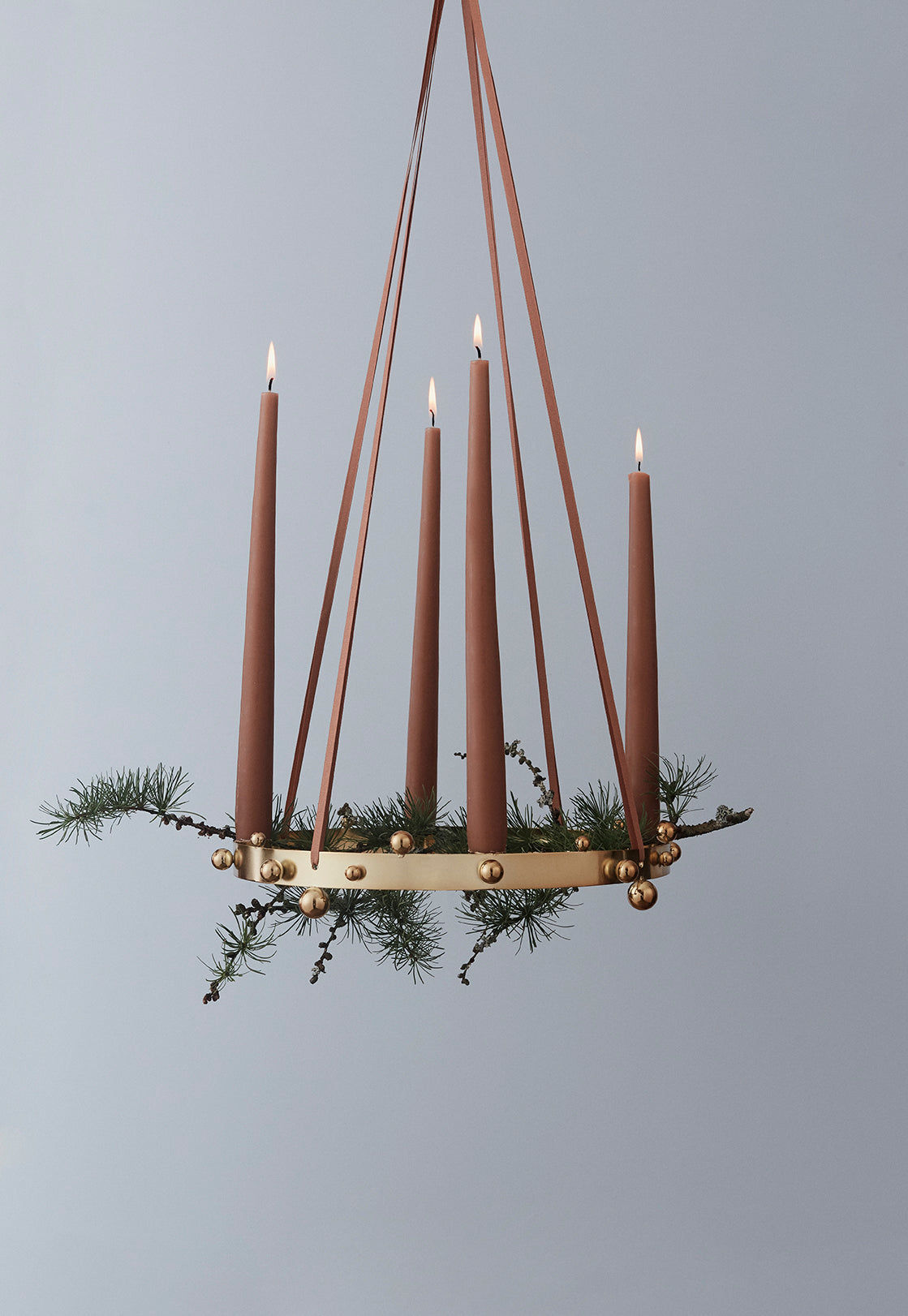 OYOY LIVING Lysestage Pearl Advent - Messing