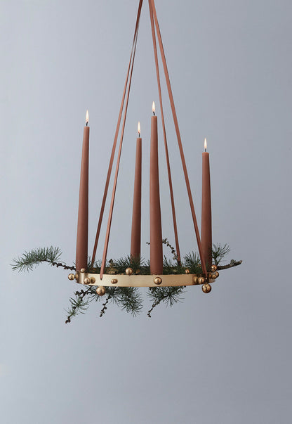 OYOY LIVING Lysestage Pearl Advent - Messing