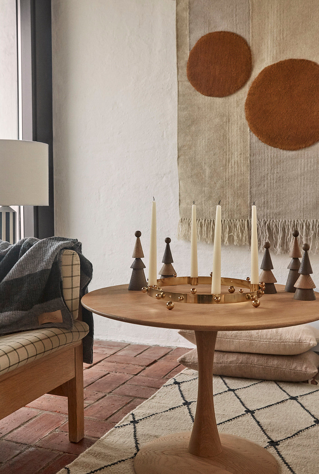 OYOY LIVING Lysestage Pearl Advent - Messing