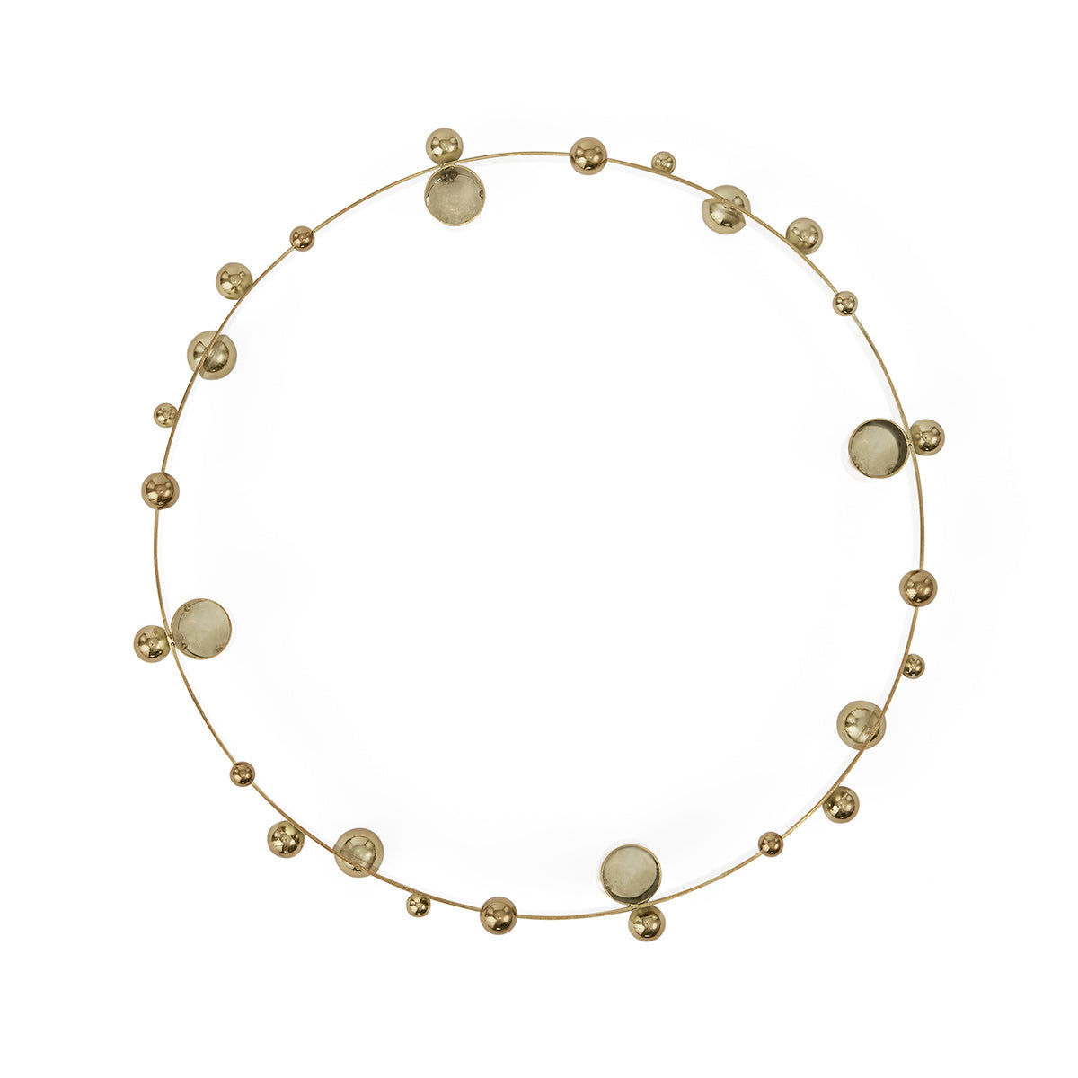 OYOY LIVING Lysestage Pearl Advent - Messing