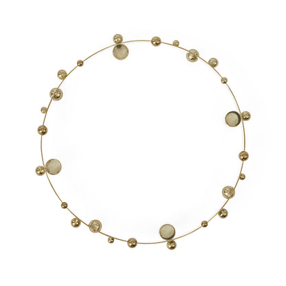 OYOY LIVING Lysestage Pearl Advent - Messing