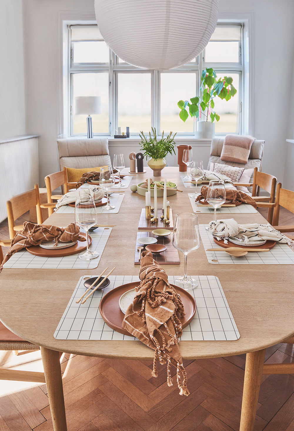 OYOY LIVING Palloa Lysestage - Høj - Messing