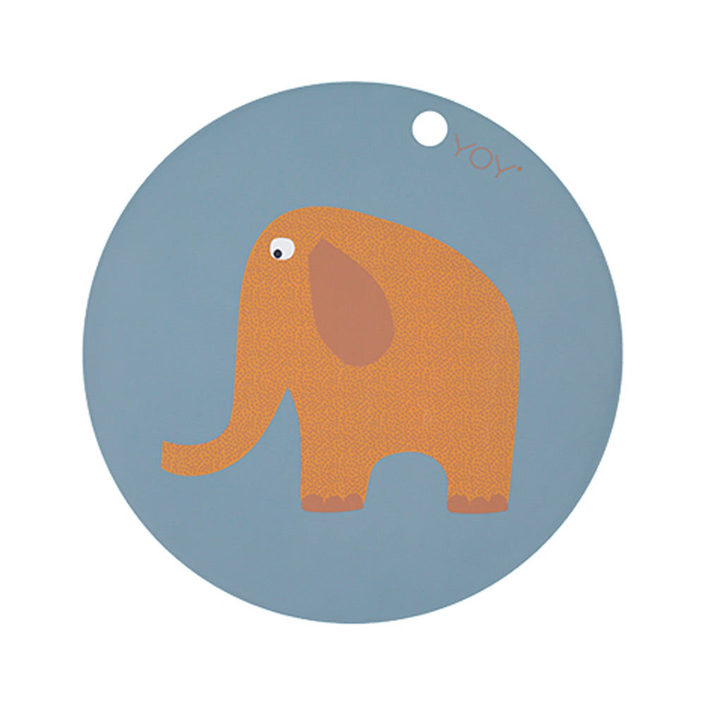 OYOY MINI Elefant Dækkeserviet - Tourmaline