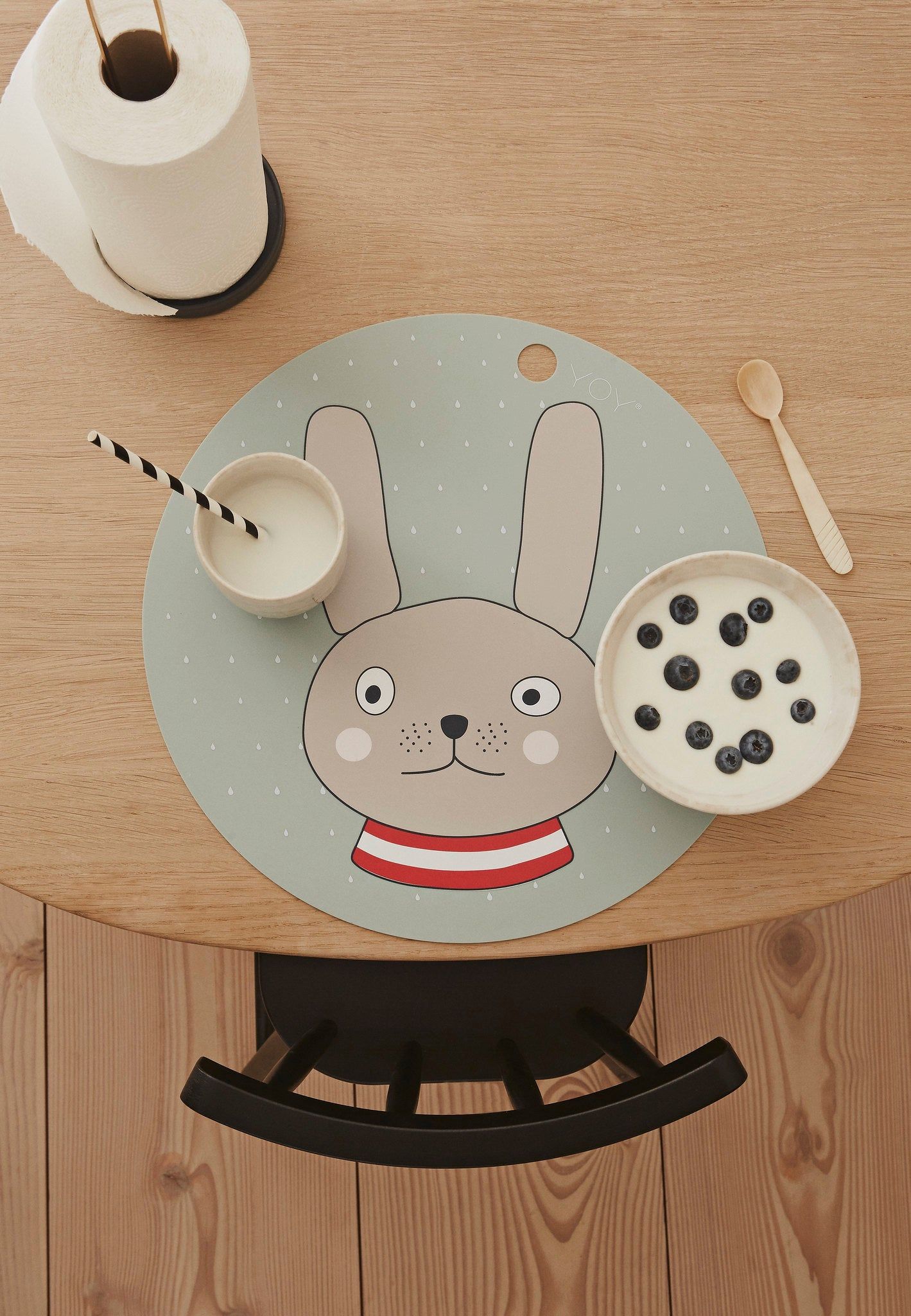 OYOY MINI Kanin Dækkeserviet - Mint