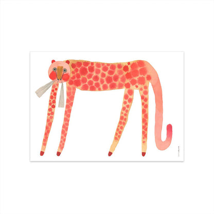 OYOY LIVING Strawberry Kat Plakat