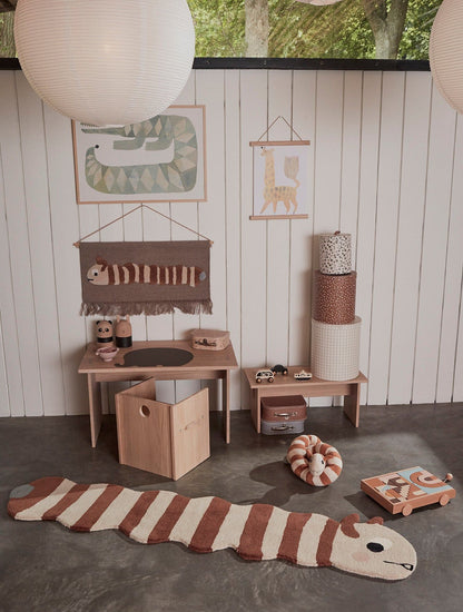 OYOY MINI Dækkeserviet Henry Elefant - Choko