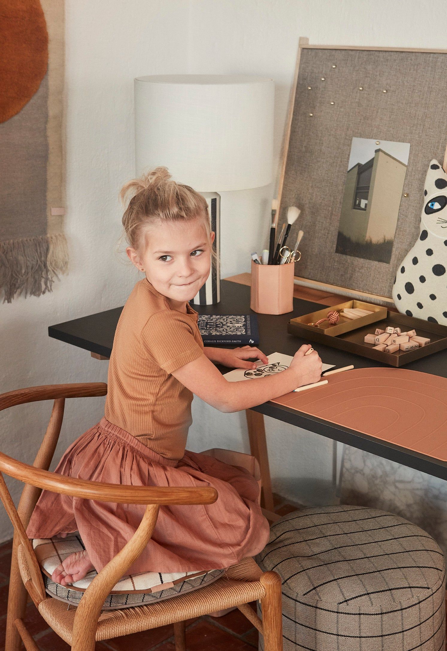 OYOY MINI Regnbue Dækkeserviet - Rosa