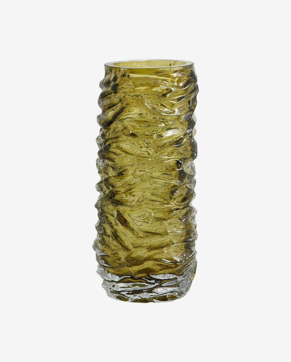 MAIO glasvase - h28 cm - grøn