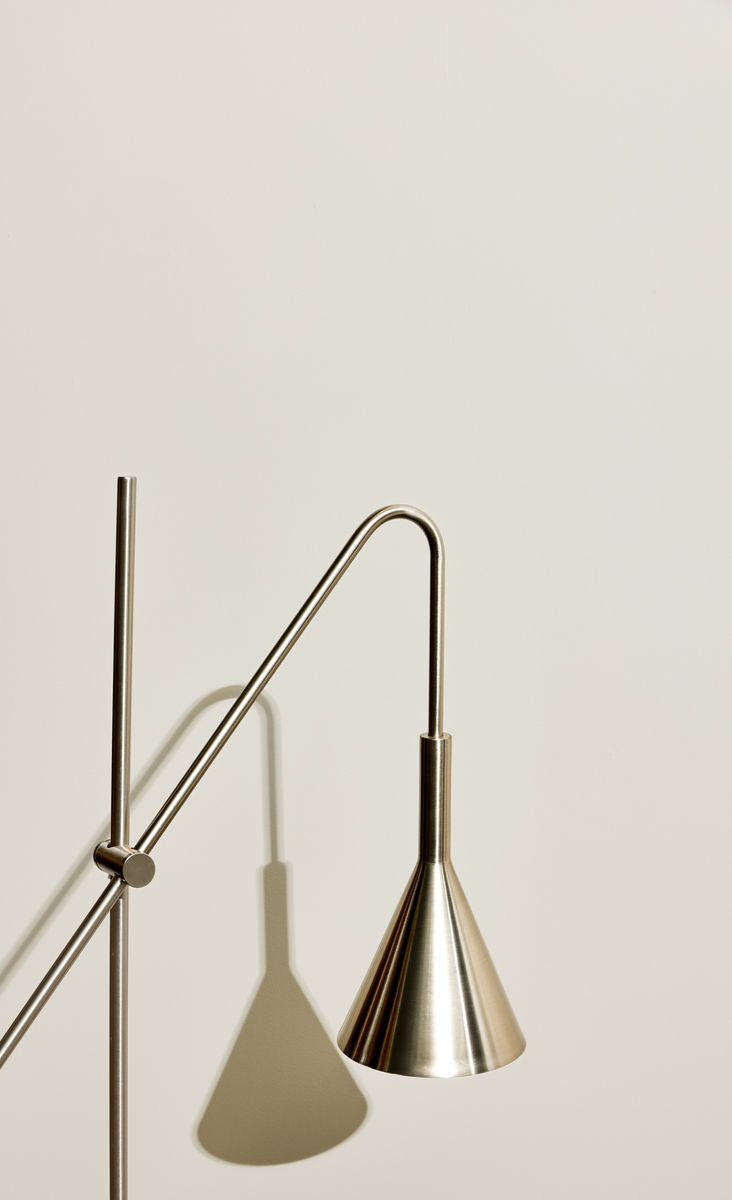 Hübsch Rope Væglampe Nikkel