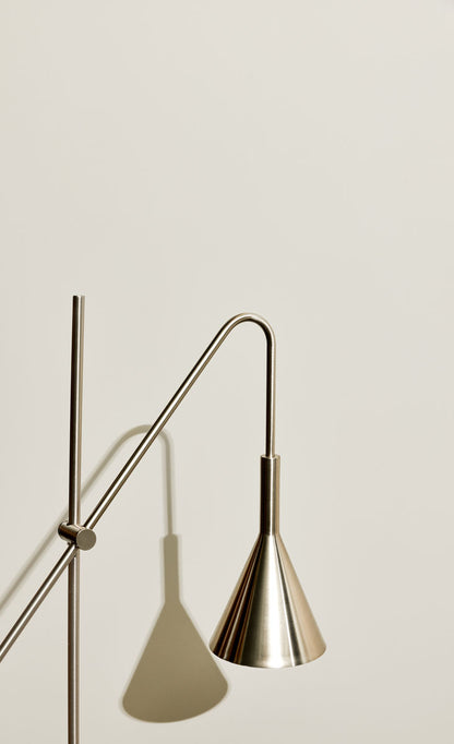 Hübsch Rope Væglampe Nikkel