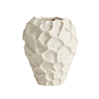 Vase Soil - Vanilje - Keramik - H: 21,5 Ø: 18 cm